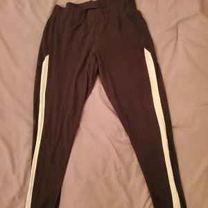 Torrid Legging Mesh Inset White Stripe